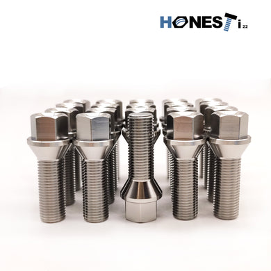 HTI M12 28mm Cone Seat Titanium Lug Bolts Series