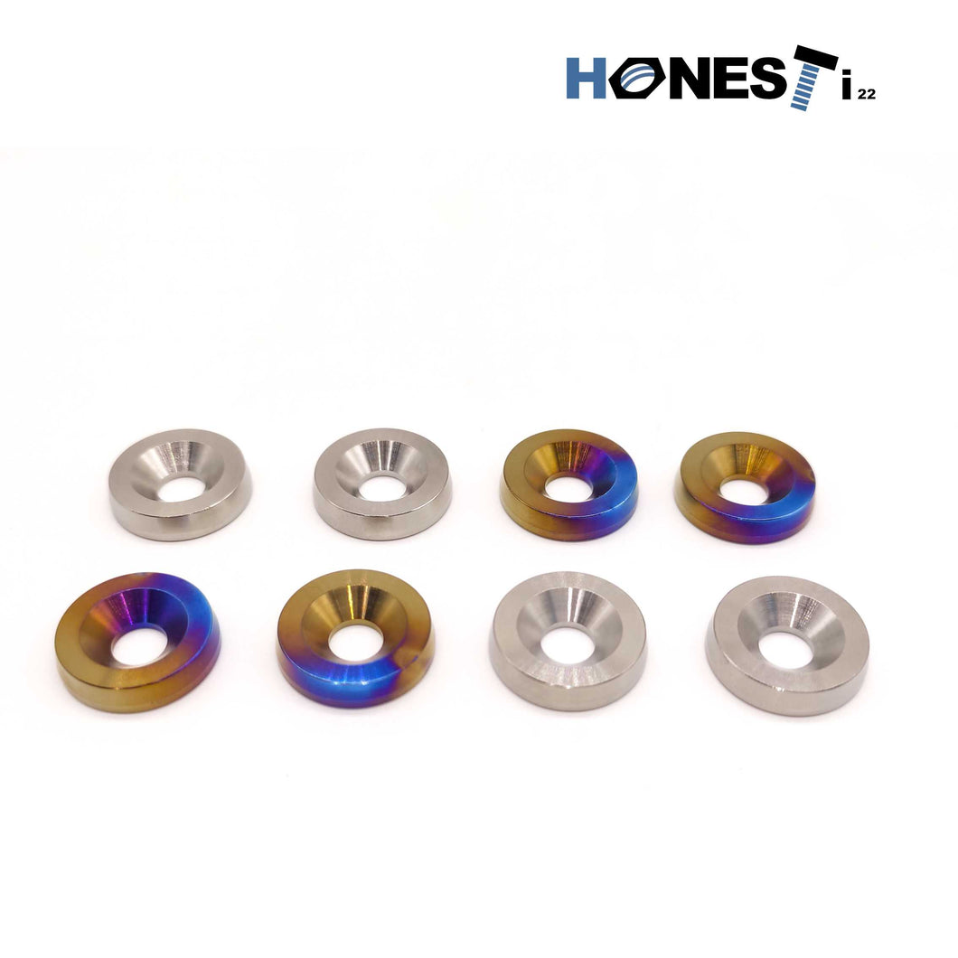 GR5 Titanium M6 Countersunk Head Washers 10Pcs