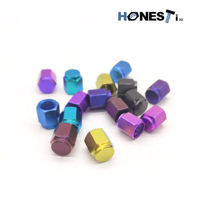 Titanium Alloy GR5 Valve Stem Caps 11mm Length 4Pcs Kit