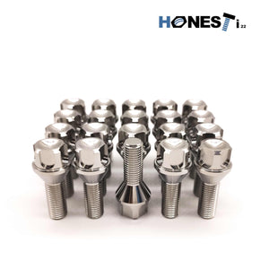 HTI M12 28mm Anti-Theft Titanium Lug Bolts Series