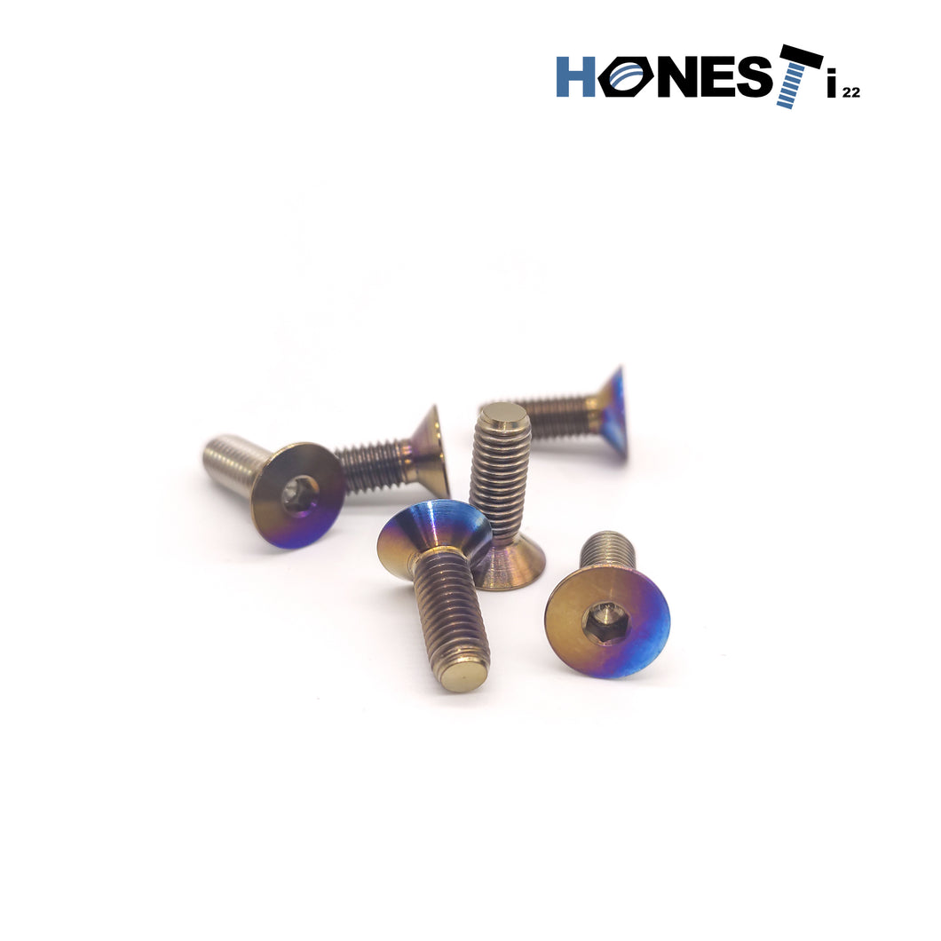 M5x15mm Universal Plum Blossom Steering Wheel Screw 6Pcs/Kit